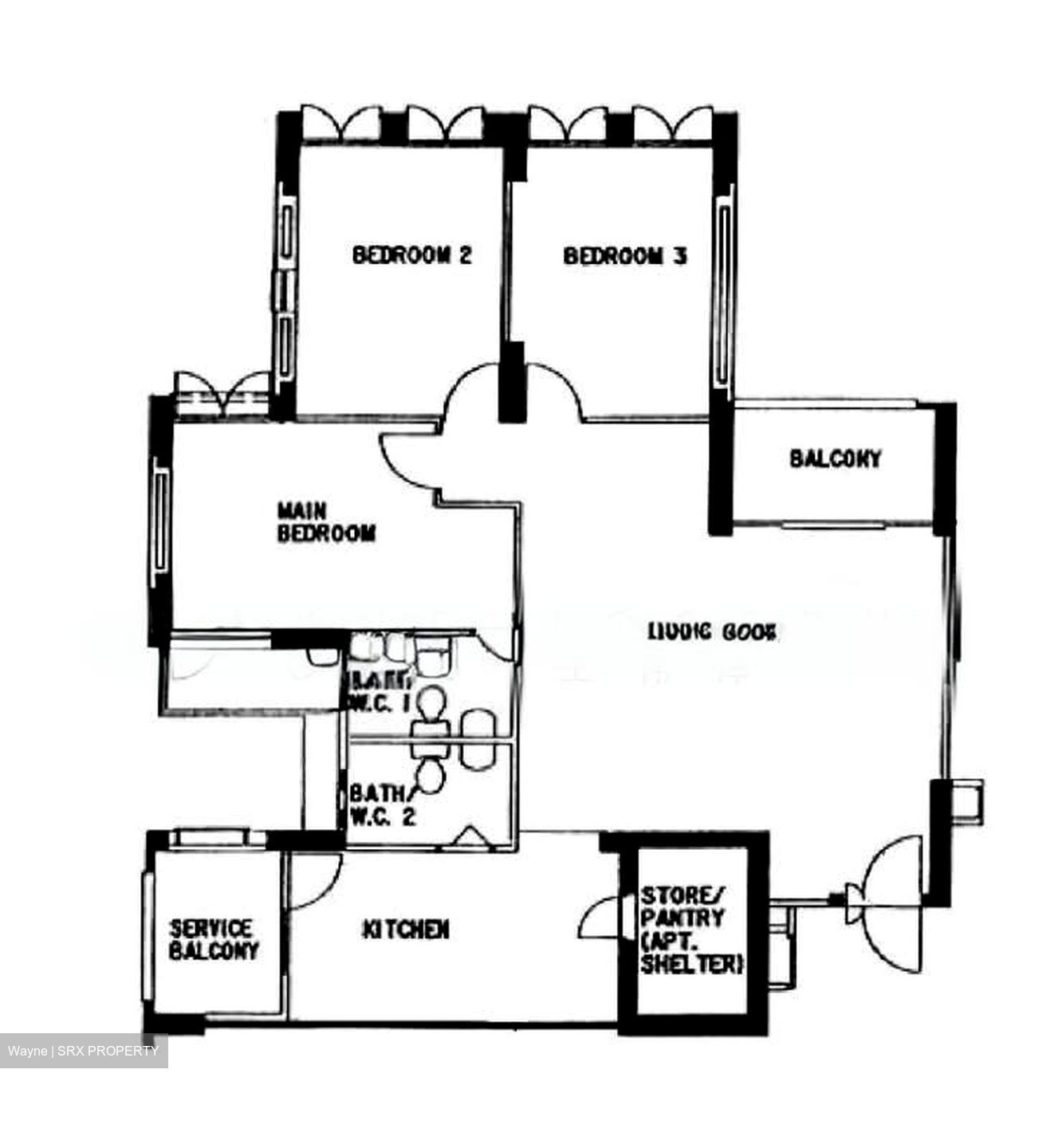 Blk 956 Hougang Street 91 (Hougang), HDB 5 Rooms #557802791